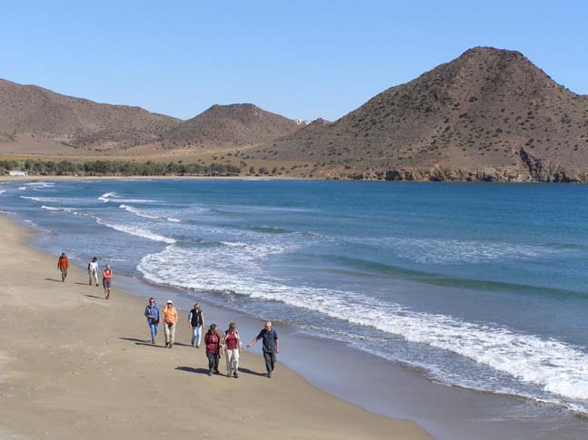 Cabo de Gata bei San José: Playa de los Genoveses