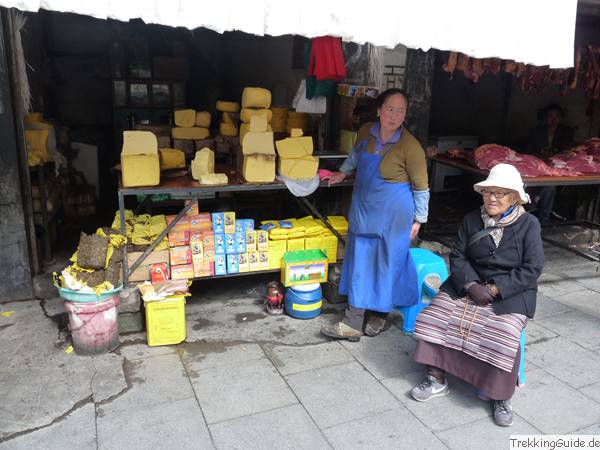 Markt in Tibet