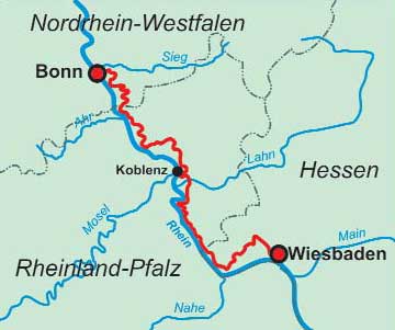 Rheinsteig & Rheinburgenweg: Wandern, Trekking